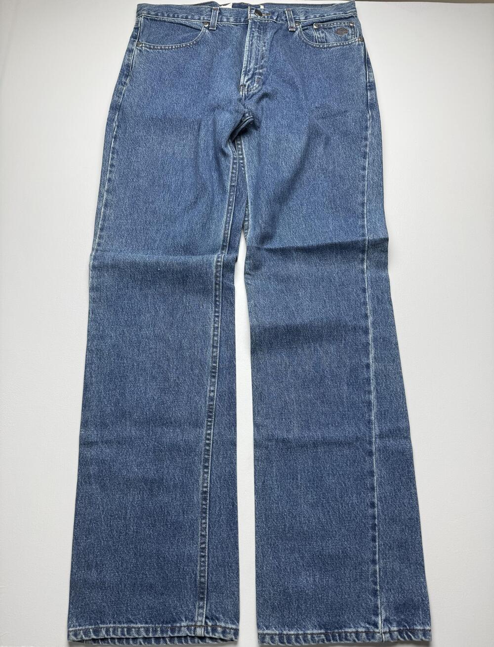 Harley-Davidson Jeans Mens 36x36 Blue Med Wash Denim Straight Biker 99026-07VM
